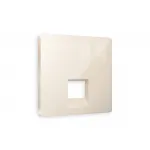 Лицевая панель для компьютерной/телефонной розетки RJ-45/RJ-11 Ambrella Volt ALFA AP3120