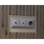 Лицевая панель для HDMI розетки Ambrella Volt ALFA AP5140