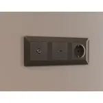 Лицевая панель для HDMI розетки Ambrella Volt ALFA AP6440