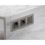 Лицевая панель для розетки 2USB тип A+C Ambrella Volt ALFA AP6610