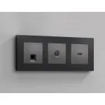 Лицевая панель для HDMI розетки Ambrella Volt ALFA AP6640