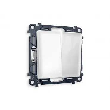 Комплект механизма 2-клавишного проходного выключателя Volt QUANT MA103020 Комплект механизма 2-клавишного проходного выключателя Volt QUANT MA103020