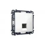 Комплект механизма телефонной розетки RJ-11(4P4C) с защитной шторкой Ambrella Volt MA MA112030