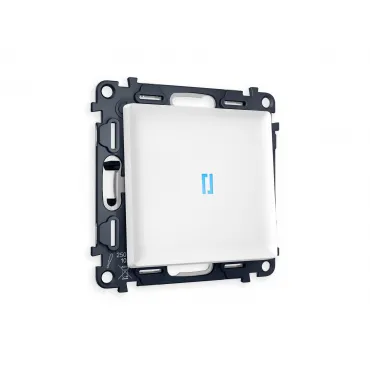 Комплект механизма 1-клавишного выключателя с подсветкой 10000K Ambrella Volt MA MA122020