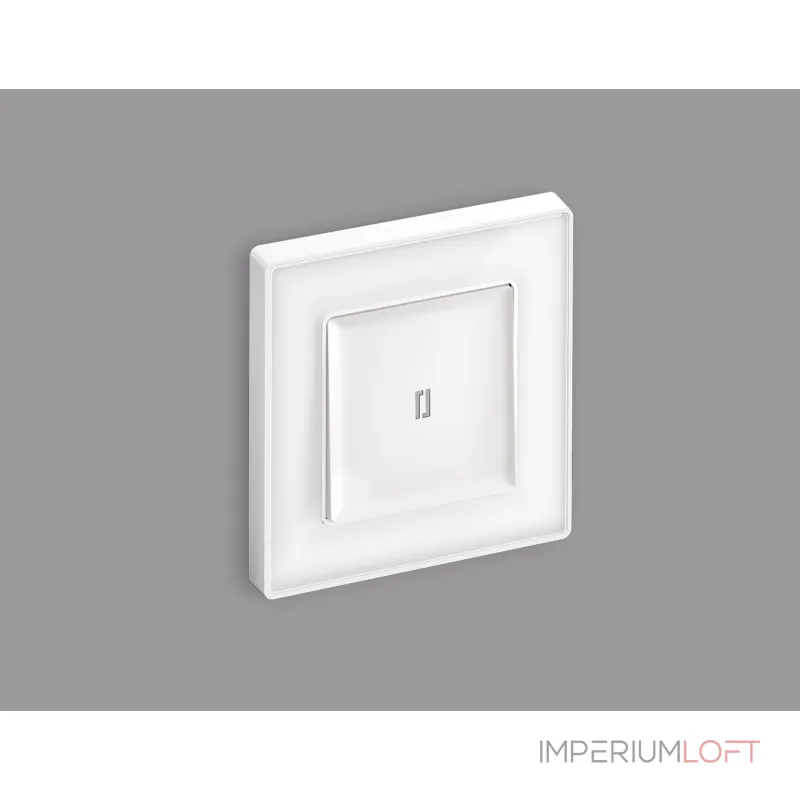 Комплект механизма 1-клавишного выключателя с подсветкой 10000K Ambrella Volt MA MA122020