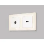 Комплект механизма розетки HDMI 2.0 40V/500mA 2.0GHz 5-18Gbit/s Ambrella Volt MA MA134010