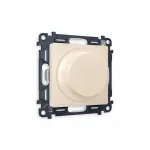 Комплект механизма светорегулятора универсального поворотно-нажимного ALFA MA325510 Бежевый матовый 25-600W/LED 5-300W QUANT от ImperiumLoft