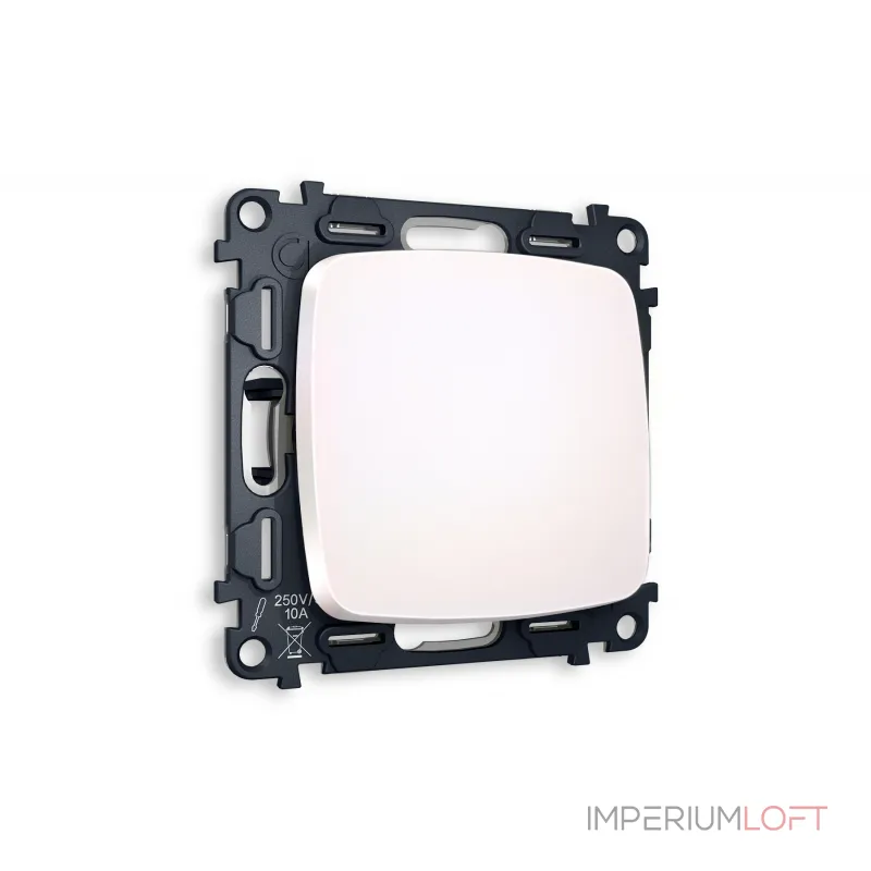 Комплект механизма 1-клавишного перекрестного выключателя OMEGA MO201030 Жемчуг QUANT от ImperiumLoft Комплект механизма 1-клавишного перекрестного выключателя OMEGA MO201030 Жемчуг QUANT от ImperiumLoft