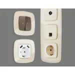 Рамка OMEGA Radian (Бежевый Стекло органическое) 2-ая OF320302 от ImperiumLoft