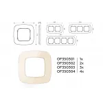 Рамка 1-ая Ambrella Volt OMEGA OF350301