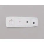 Лицевая панель для электрической розетки с заземлением Ambrella Volt OMEGA OP2060