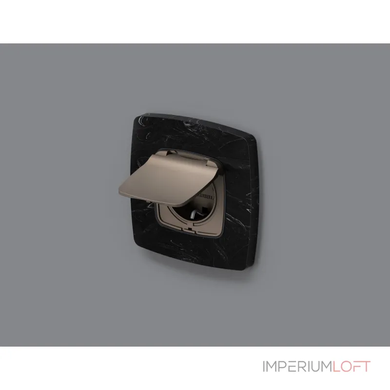 Лицевая панель для электрической розетки с заземлением со шторками и крышкой IP44 Ambrella Volt OMEGA OP6380 Лицевая панель для электрической розетки с заземлением со шторками и крышкой IP44 Ambrella Volt OMEGA OP6380