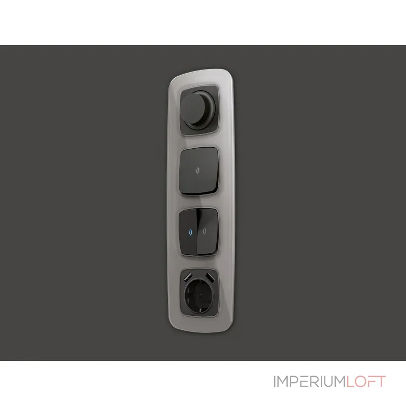 Лицевая панель для светорегулятора универсального Ambrella Volt OMEGA OP9055