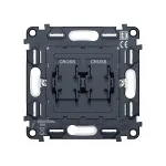 Механизм 2-клавишного перекрестного выключателя 10A-250V Volt QUANT VM125 от ImperiumLoft