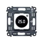 Механизм терморегулятора с цифровым дисплеем с подсветкой и датчиком для теплого пола 16A-250V Volt QUANT VM1385 от ImperiumLoft