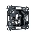 Механизм электрической розетки 2USB С+C 20W (быстрая зарядка) с/з на винтовых зажимах 16A-250V Volt QUANT VM165 от ImperiumLoft