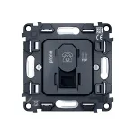 Механизм телефонной розетки RJ-11 (4P4C) с автоматической защитной шторкой Ambrella Volt VM VM190