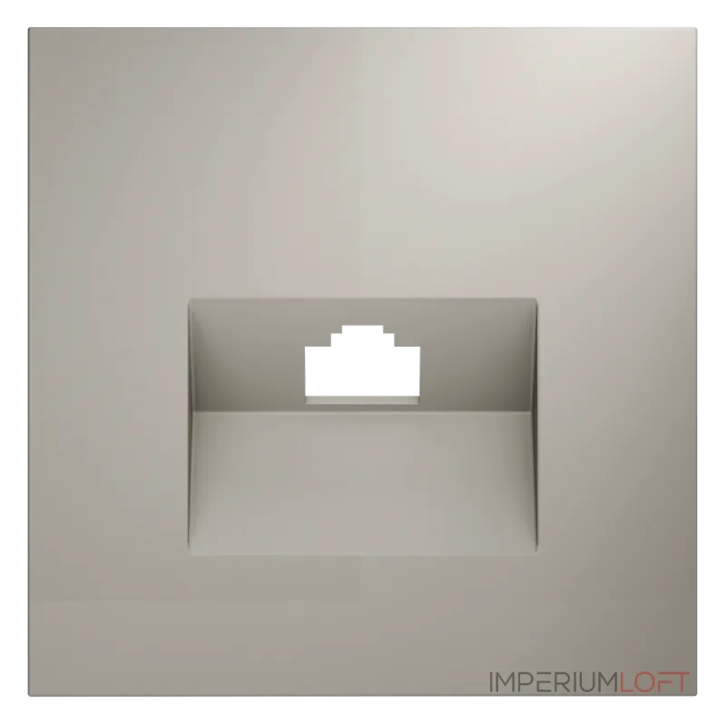 Накладка для розетки компьютерной RJ45 кат.6 S70 (кашемир) Voltum VLS001303 от ImperiumLoft Накладка для розетки компьютерной RJ45 кат.6 S70 (кашемир) Voltum VLS001303 от ImperiumLoft