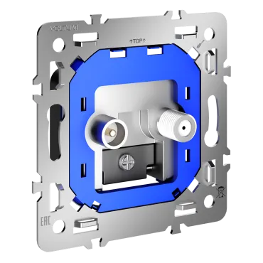 Механизм розетки телевизионной оконечной TV+SAT S70 Voltum VLS0604M