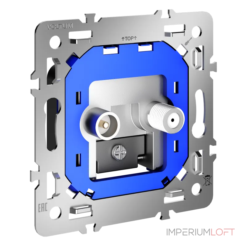 Механизм розетки телевизионной оконечной TV+SAT S70 Voltum VLS0604M от ImperiumLoft