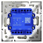 Проходной переключатель встраиваемый Voltum S70 двухклавишный с подсветкой 10А VLS020405 от ImperiumLoft