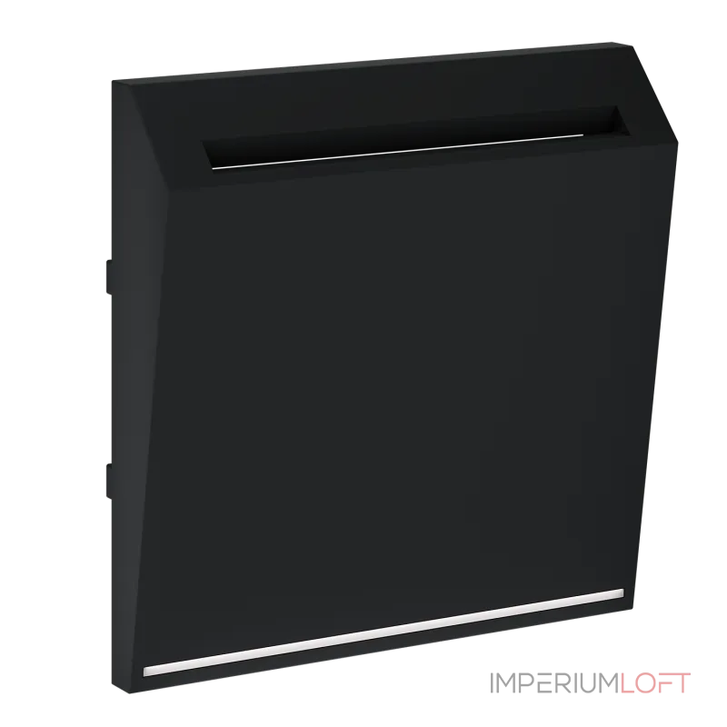Накладка для выключателя карточного S70 (черный матовый) Voltum VLS002608 от ImperiumLoft