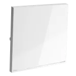 Клавиша для выключателя/переключателя одноклавишного с подсветкой S70 (белый глянцевый) Voltum VLS000201 от ImperiumLoft