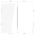 Перекрестный переключатель встраиваемый S70 двухклавишный 10А (белый глянцевый) Voltum VLS020501 от ImperiumLoft