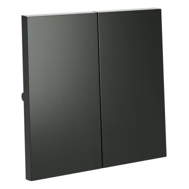 Клавиши для выключателя/переключателя двухклавишного S70 (титан) Voltum VLS000306