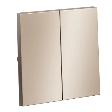 Клавиши для выключателя/переключателя двухклавишного S70 (платина) Voltum VLSM000310 Клавиши для выключателя/переключателя двухклавишного S70 (платина) Voltum VLSM000310