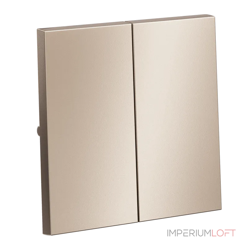 Клавиши для выключателя/переключателя двухклавишного S70 (платина) Voltum VLSM000310 от ImperiumLoft Клавиши для выключателя/переключателя двухклавишного S70 (платина) Voltum VLSM000310 от ImperiumLoft