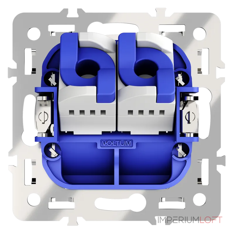 Механизм розетки компьютерной двойной RJ45+RJ45 кат.6 S70 Voltum VLS0602M от ImperiumLoft