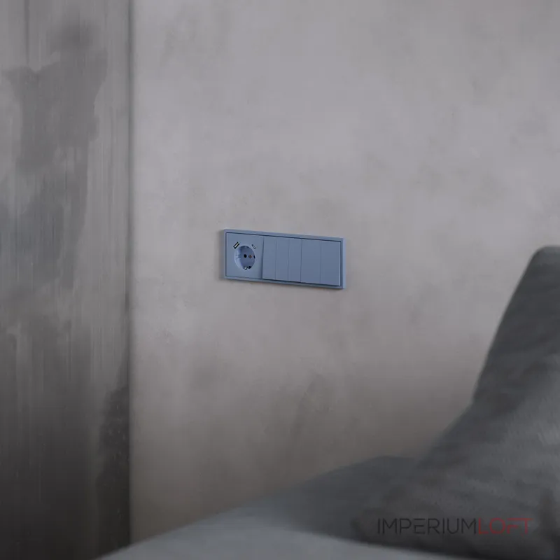 Клавиши для выключателя/переключателя двухклавишного S70 (деним) Voltum VLS000315 от ImperiumLoft