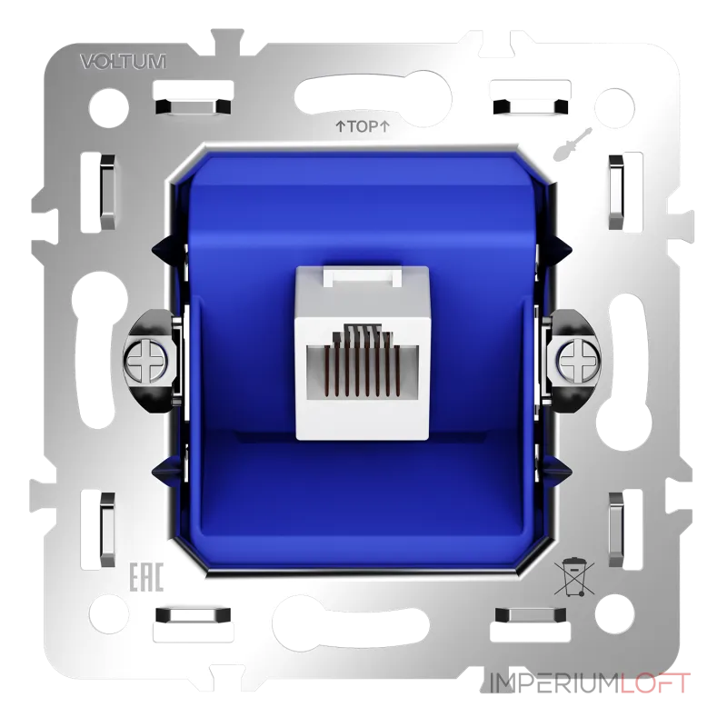 Механизм розетки компьютерной RJ45 кат.6 S70 Voltum VLS0601M от ImperiumLoft