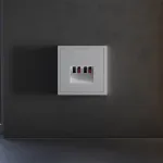 Накладка для розетки акустической 4-местной S70 (серый) Voltum VLS001516 от ImperiumLoft