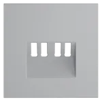 Накладка для розетки акустической 4-местной S70 (серый) Voltum VLS001516 от ImperiumLoft