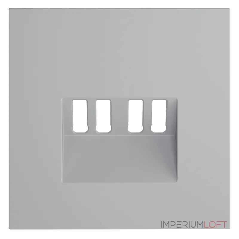 Накладка для розетки акустической 4-местной S70 (серый) Voltum VLS001516 от ImperiumLoft Накладка для розетки акустической 4-местной S70 (серый) Voltum VLS001516 от ImperiumLoft