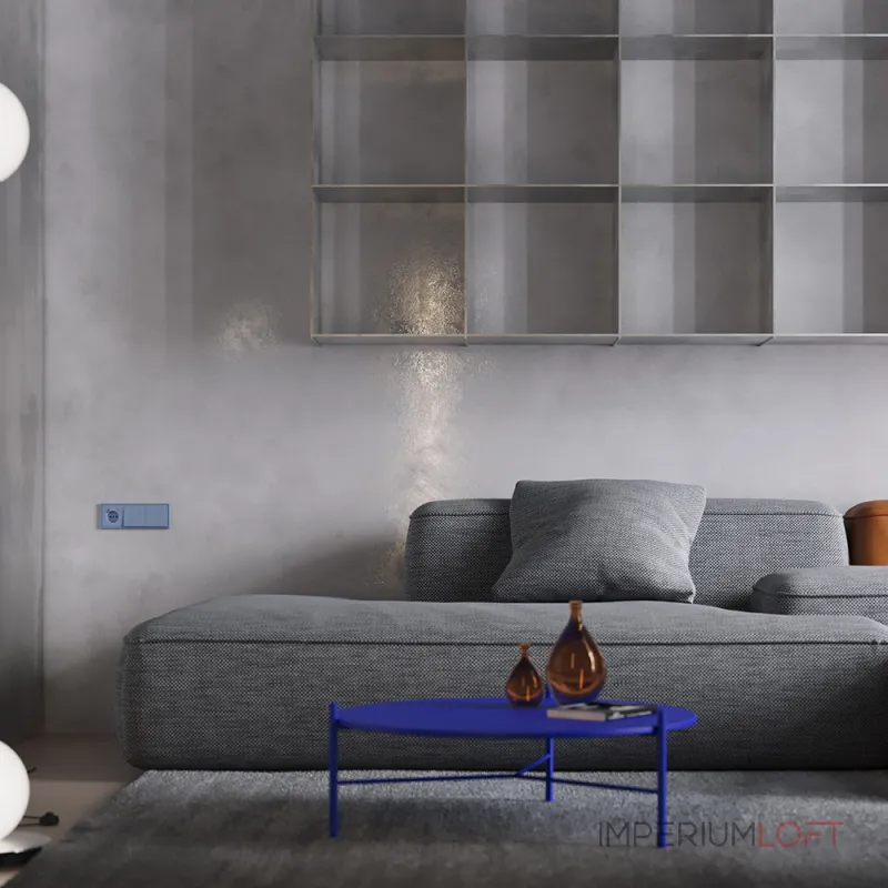 Клавиши для выключателя/переключателя двухклавишного S70 (деним) Voltum VLS000315 от ImperiumLoft