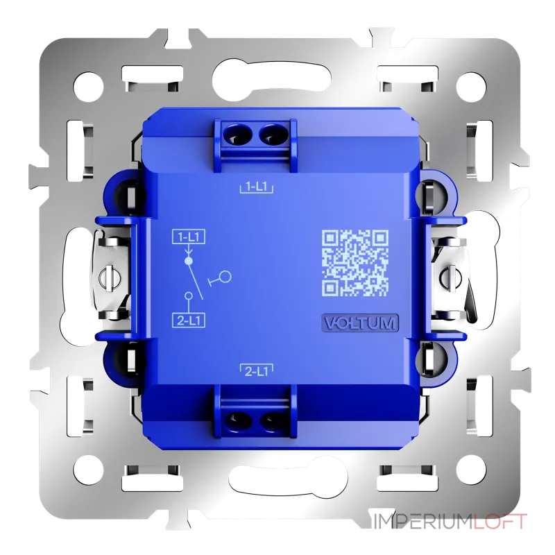 Механизм выключателя одноклавишного 10А S70 Voltum VLS0101M от ImperiumLoft
