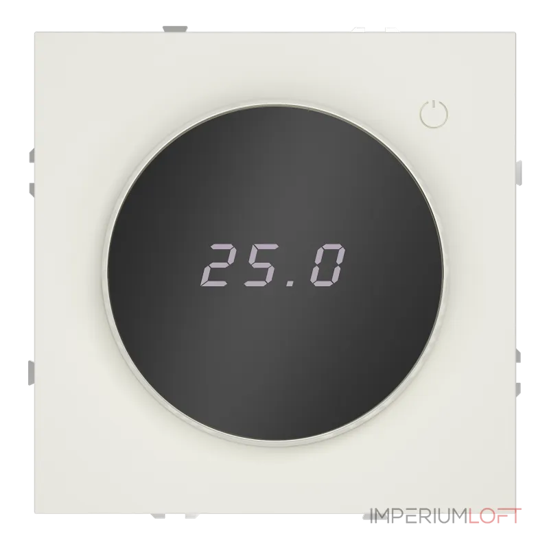 Терморегулятор электронный S70 с индикацией и датчиком для теплого пола (хлопок) Voltum VLS070113 от ImperiumLoft