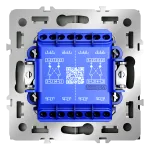 Перекрестный переключатель встраиваемый S70 двухклавишный 10А (титан) Voltum VLS020506 от ImperiumLoft