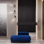 Терморегулятор электронный S70 с индикацией и датчиком для теплого пола (капучино) Voltum VLS070114 от ImperiumLoft