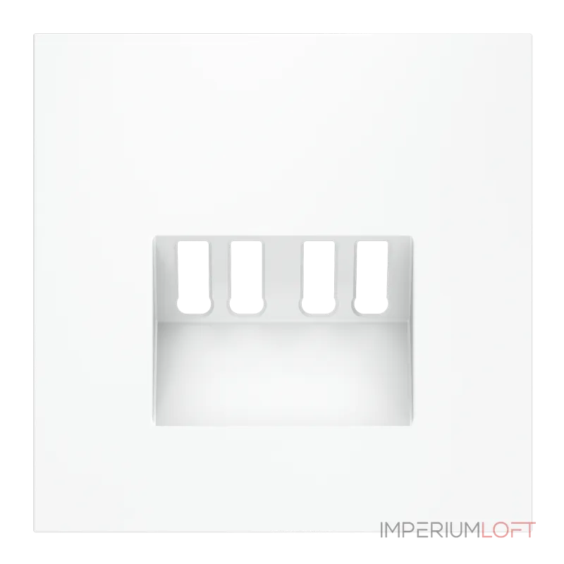 Накладка для розетки акустической 4-местной S70 (белый матовый) Voltum VLS001502 от ImperiumLoft Накладка для розетки акустической 4-местной S70 (белый матовый) Voltum VLS001502 от ImperiumLoft