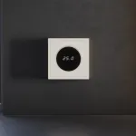 Терморегулятор электронный S70 с индикацией и датчиком для теплого пола (хлопок) Voltum VLS070113 от ImperiumLoft