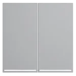 Клавиши для выключателя/переключателя двухклавишного с подсветкой S70 (серый) Voltum VLS000416 от ImperiumLoft