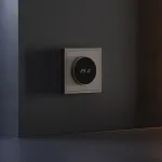 Терморегулятор электронный S70 с индикацией и датчиком для теплого пола (капучино) Voltum VLS070114 от ImperiumLoft