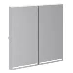 Клавиши для выключателя/переключателя двухклавишного с подсветкой S70 (серый) Voltum VLS000416 от ImperiumLoft