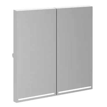 Клавиши для выключателя/переключателя двухклавишного с подсветкой S70 (серый) Voltum VLS000416