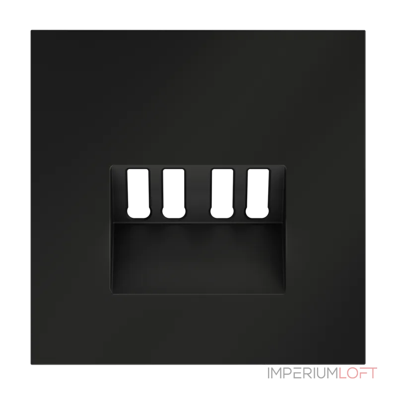 Накладка для розетки акустической 4-местной S70 (черный матовый) Voltum VLS001508 от ImperiumLoft Накладка для розетки акустической 4-местной S70 (черный матовый) Voltum VLS001508 от ImperiumLoft