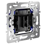 Механизм выключателя двухклавишного 10А S70 Voltum VLS0201M от ImperiumLoft